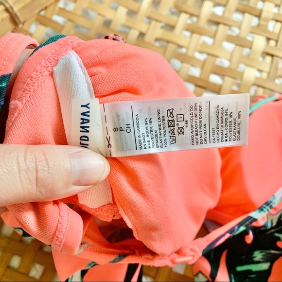 CORAL PALM BIKINI SET - Picture 3 of 3